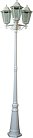 Светильник садово-парковый столб 3*100W E27 230V белый Feron 11079 PL6215