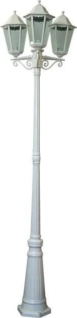 Светильник садово-парковый столб 3*100W E27 230V белый Feron 11079 PL6215