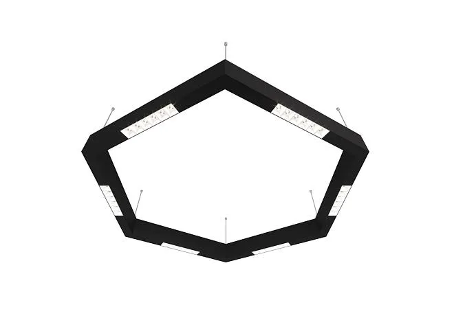 Подвесной светодиодный светильник 0,9м 36Вт 34° Donolux dl18515s111b36.34.900wb Eye-hex Подвесной светодиодный светильник 0,9м 36Вт 34° Donolux dl18515s111b36.34.900wb Eye-hex