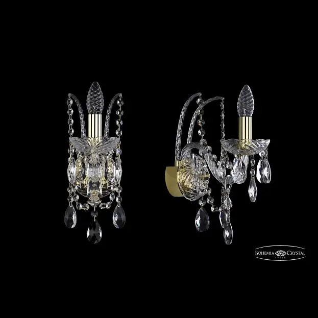 Бра хрустальный Bohemia 1411B/1/141 G Бра хрустальный Bohemia 1411B/1/141 G