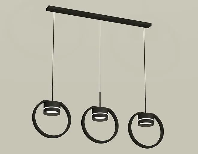 Подвесной светильник Ambrella light XB9107152/3 SBK/FR Подвесной светильник Ambrella light XB9107152/3 SBK/FR