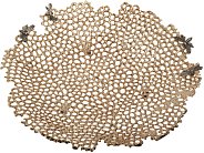 Тарелка декоративная Garda Decor 69-219013 Соты