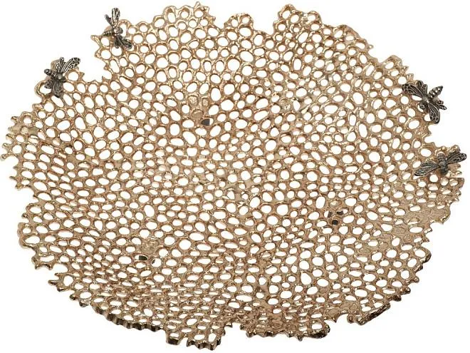 Тарелка декоративная Garda Decor 69-219013 Соты