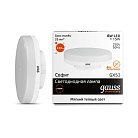 Лампа Gauss 83816 GX53 6W 2700K таблетка матовая