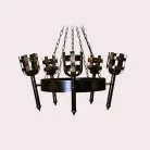 Уличный светильник подвесной Русские фонари 270-95/bc Delia