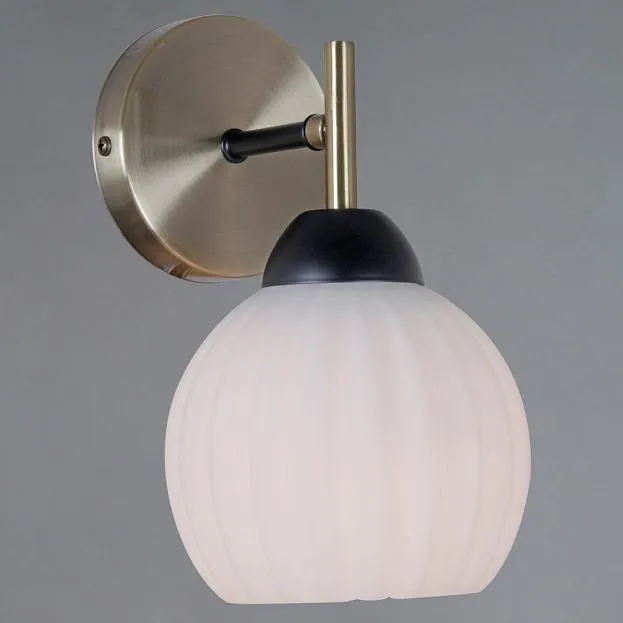 Бра ILLUMICO IL0579-1WSQ-25 BK AB TRENTO Бра ILLUMICO IL0579-1WSQ-25 BK AB TRENTO