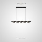 Реечный, рядный светильник JANICE LONG 5 плафонов. Нейтральный свет Lampatron janice-long-5-neutr 8564-23822