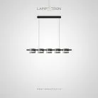 Реечный, рядный светильник JANICE LONG 5 плафонов. Нейтральный свет Lampatron janice-long-5-neutr 8564-23822