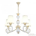 Люстра подвесная с плафонами 302387/5 Wh/Gd Arte Milano Florentia