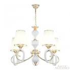 Люстра подвесная с плафонами 302387/5 Wh/Gd Arte Milano Florentia