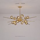 Люстра PETRIN Цвет Янтарь Lampatron petrin-amber 5456-14089