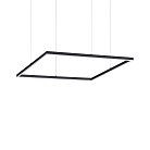 Подвесной светильник Ideal Lux 259185 ORACLE SLIM D70 SQUARE BK 3000K