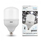 Лампа Gauss 63235 E27 50W 6500K матовая
