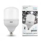 Лампа Gauss 63235 E27 50W 6500K матовая