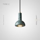 Подвесной светильник LOFFE Тип C. Цвет Латунь + Зеленый Lampatron 7234-19858