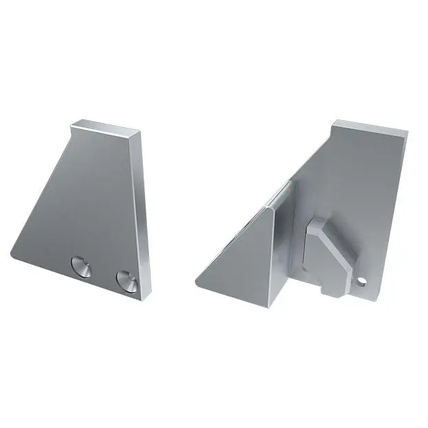 Заглушка Arlight 026729 ALM-Glass-6 с опорой левая глухая