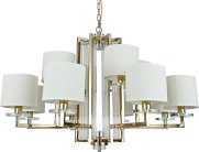 Подвесная люстра Newport 35408+4/C gold без абажуров 35400