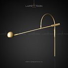 Бра DOUGLAS Цвет латунь. Lampatron douglas-brass 2615-6194