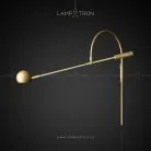 Бра DOUGLAS Цвет латунь. Lampatron douglas-brass 2615-6194