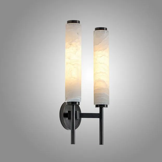 Бра BULRASH MARBLE L2 Black ImperiumLoft 344591-23 bulrash-marble-black-2-warm