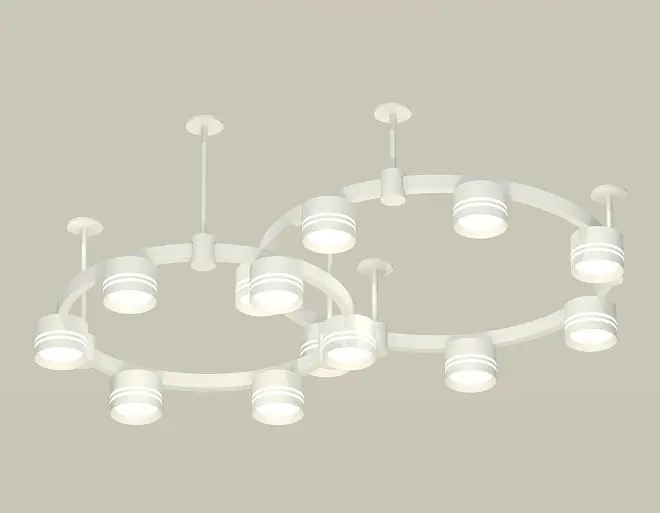 Комплект подвесного светильника Techno Ring с акрилом Ambrella light XR92211005/13 Комплект подвесного светильника Techno Ring с акрилом Ambrella light XR92211005/13