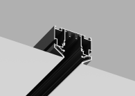 Встраиваемый трек 220V в натяжной ПВХ потолок 2м Crystal Lux CLT 0.135 01 L2000 BL