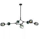 Люстра на штанге Сrumpled Glass Bubble Chandelier blue Glass ImperiumLoft 147916-22 40.2441