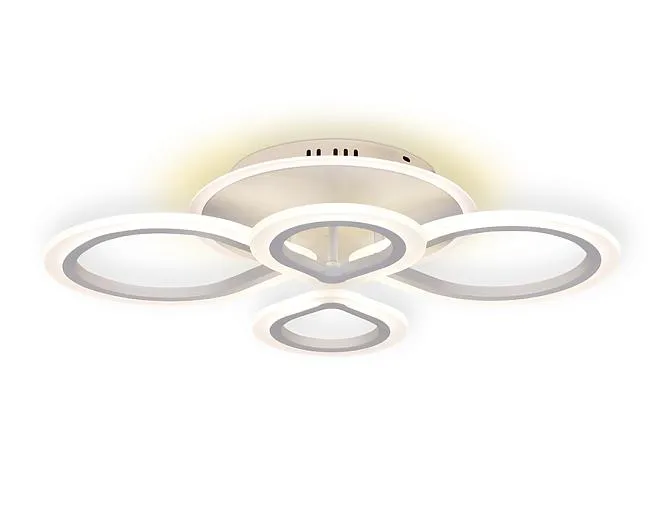 Потолочная светодиодная люстра Ambrella light FA520/4 WH ACRYLICA