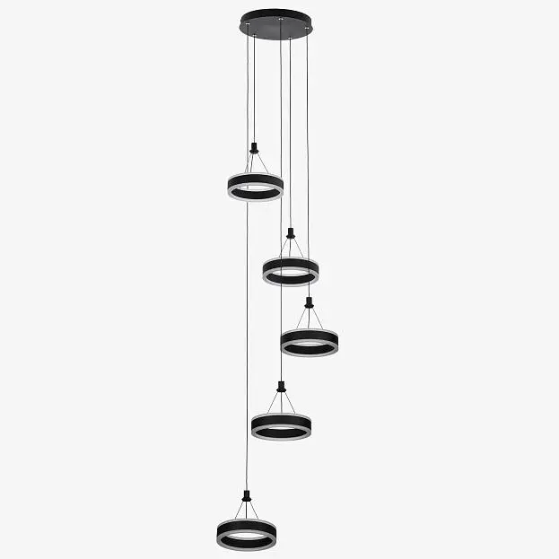 Подвесной светильник Чёрный LED Citilux CL719051 Дуэт Подвесной светильник Чёрный LED Citilux CL719051 Дуэт