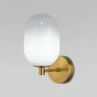 Настенный светильник со стеклянным плафоном Eurosvet 60161 латунь Loona a065615