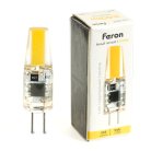 Лампа светодиодная G4 3W 230V 2700K Feron 51167 LB-423