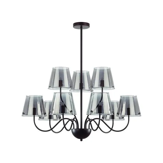 Люстра потолочная G9 9*20W 220V Lumion 6570/9C SMOKY