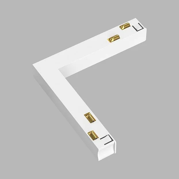 Коннектор угловой (жесткий) для магнитной системы LeDron TSMA-LHF White