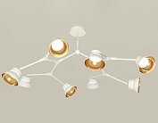 Люстра на штанге Ambrella light XB9059101/8 SWH/PYG/CL