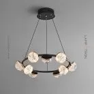 Кольцевые люстры и светильники FRIDHELM RING 9 плафонов Lampatron f-fridhelm-ring-9 8589-23917