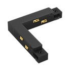 Коннектор угловой (жесткий) для магнитной системы LeDron TSM-L Black