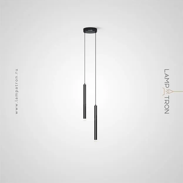 Готовая комбинация светильников HOWARD DUO Цвет Жемчужно-Черный Lampatron 7754-21787 Готовая комбинация светильников HOWARD DUO Цвет Жемчужно-Черный Lampatron 7754-21787