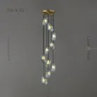 Готовая комбинация светильников LUCIA COMBO 10 ламп Lampatron 6760-18487