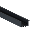 Встраиваемый алюминиевый профиль 2м Donolux L18529RAL9005