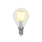 Лампочка светодиодная Uniel LED-G45-6W/WW/E14/CL PLS02WH картон