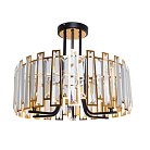 Потолочная люстра Arte Lamp A1028PL-6BK Amber