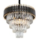 Подвесная Люстра Empire Black Chandelier Crystal D 54 147700-22 ImperiumLoft