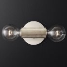 Бра Rh Utilitaire Inline Sconce Silver 123280-22 ImperiumLoft