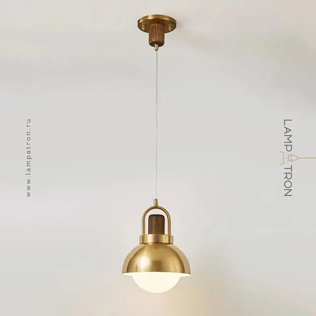 Подвесной светильник ALISON GOLD Темное дерево Lampatron 8917-25231 Подвесной светильник ALISON GOLD Темное дерево Lampatron 8917-25231