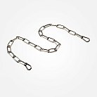 Цепь 1 м Eurosvet 10304 длиной метр с 2 карабинами черный золотом, арт. 74401 00000074401