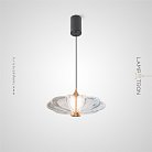 Подвесной светильник TAPANI Цвет Латунь + Прозрачный Lampatron tapani-brass-transparent 7776-21906