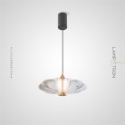 Подвесной светильник TAPANI Цвет Латунь + Прозрачный Lampatron tapani-brass-transparent 7776-21906