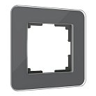 Рамка из стекла на 1 пост Werkel W0012440 Elite графит a057878