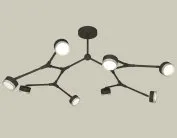 Люстра на штанге Ambrella light XB9060151/8 SBK/MCH