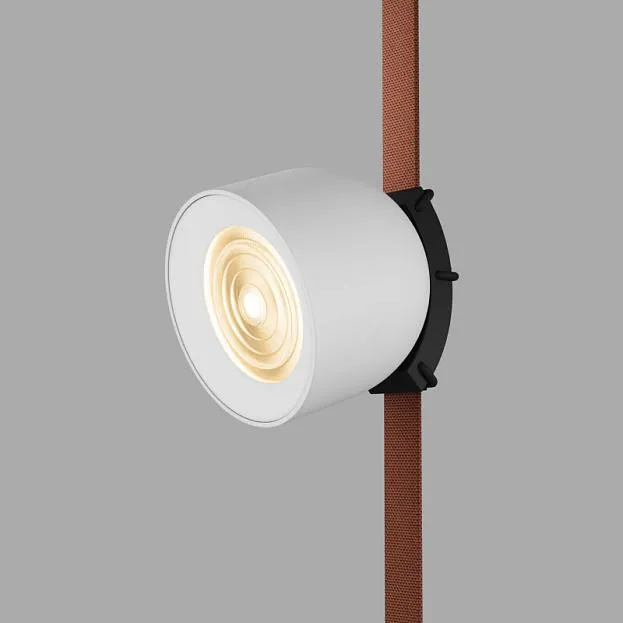 Поворотный светильник для трека-ремня Denkirs DK5541-WH+BK Belty, серия Spot